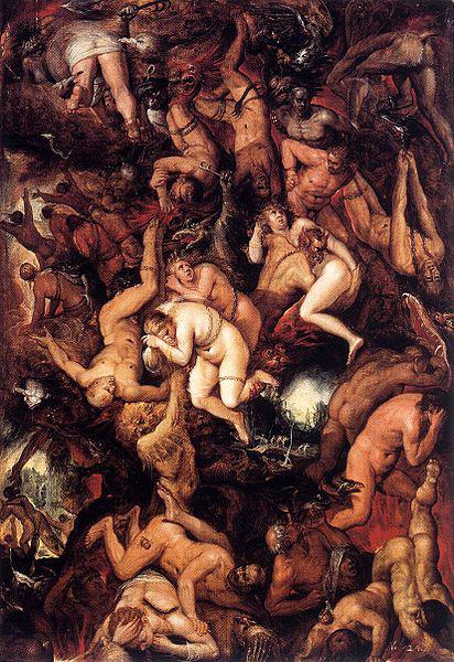 Frans Francken II The Damned Being Cast into Hell China oil painting art